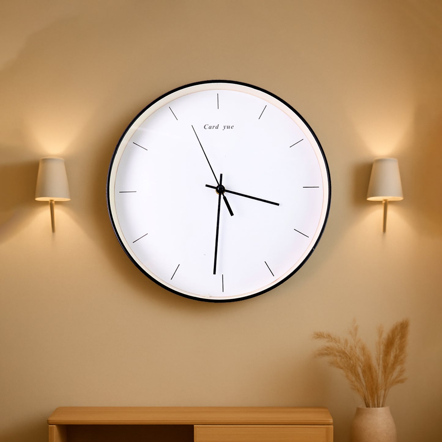 Minimalist Wall Clock With Accessories (1 Pc)