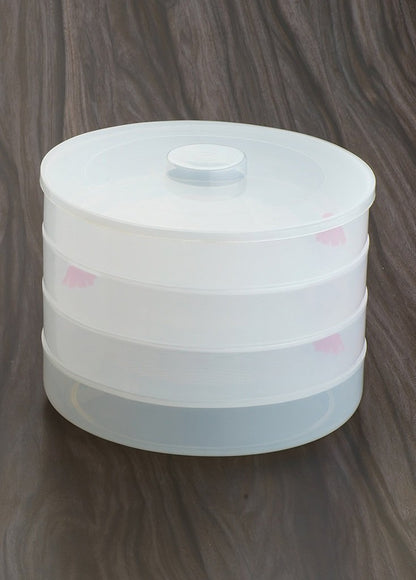 Plastic 4 Compartment Sprout Maker White