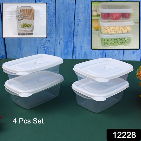 Food Storage Containers-microwave (4 Pc 400ml)