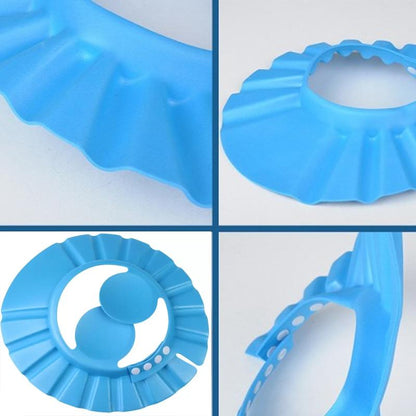 Adjustable Safe Soft Baby Shower Cap