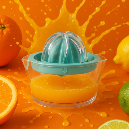 Manual Drink Orange Lemon Citrus Lime Fruit Juice Juicer Squeezer Bpa Free Press  Pourer With Lid Plastic Manual(1 Pc)