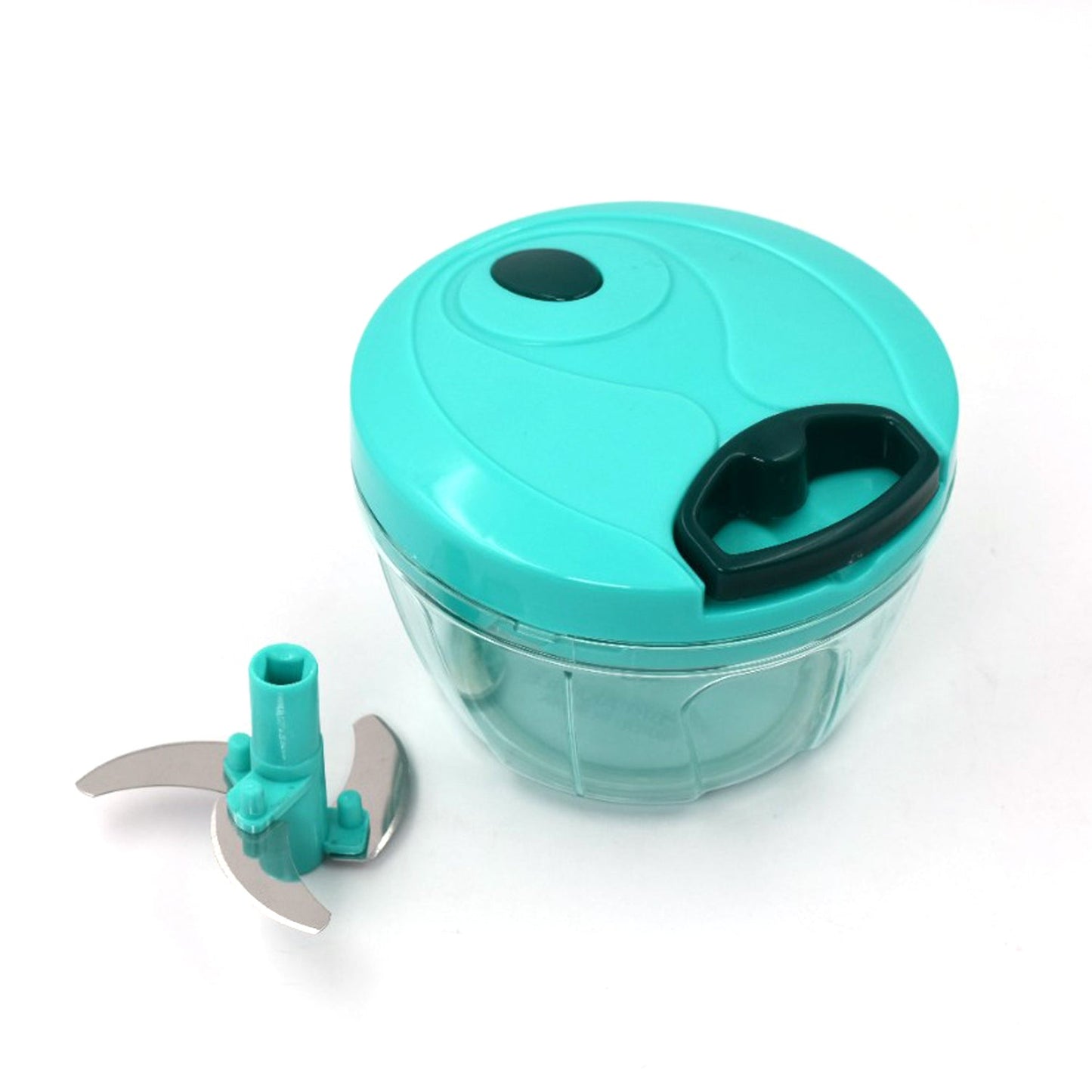 Handy Mini Plastic Vegetable Chopper Cutter Onion Chopper Vegetables For Kitchen Accessories With 3 Blades