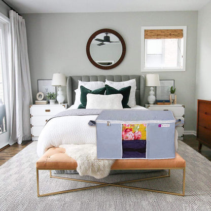 Premium Under-bed Storage Bag Set (Pack of 2) – Organize Blankets, Clothes & More with Ease