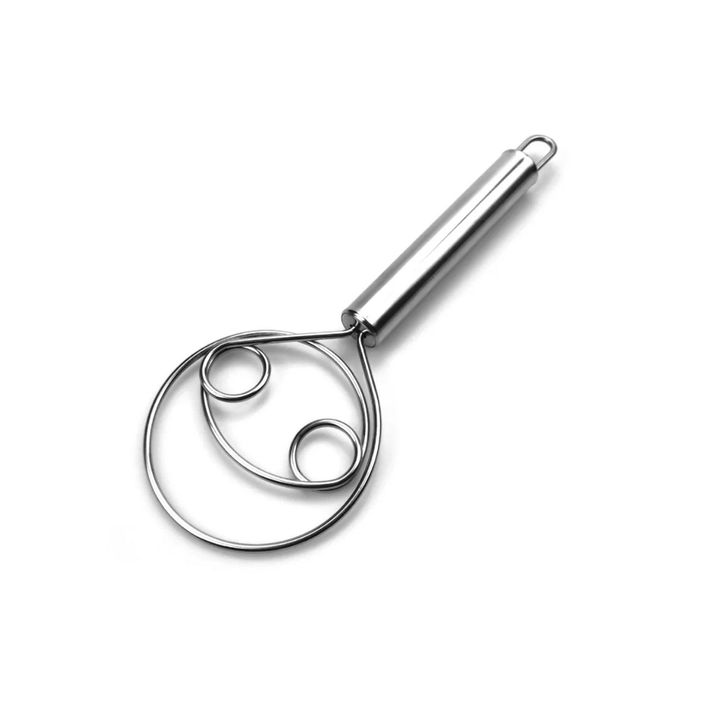 Dough Whisk Premium Stainless Steel Dutch Whisk Dough Hand Mixer Artisan Blender For Egg Bread Cake Pastry Pizza Dough - Perfect Baking Tools Whisking Tirring Kitchen Tools (1 Pc)