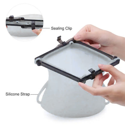 Reusable Silicone Food Storage Bag 3 Bag Set Leakproof Lock Reusable Flat Bottom Freezer Bags Sandwich Bags  Silicone Food Grade Kids Snack Bags  Bpa Free Microwave Dishwasher Safe