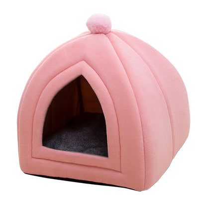 Luxury Igloo-style Pet Tent Bed For Small Dogs And Cats (1 Pc)