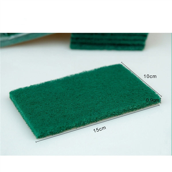 Scrub Sponge Cleaning Pads Aqua Green  10pcs