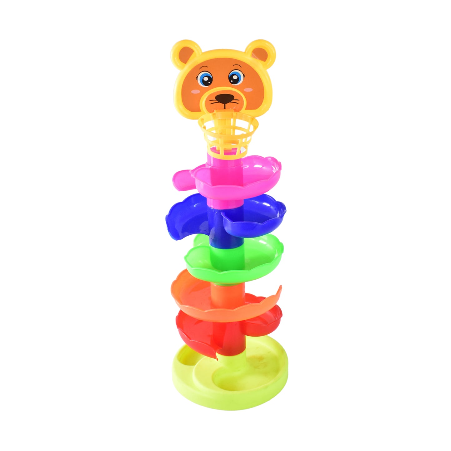 5 Layer Ball Drop And Roll Swirling Tower Educational Toy (1 Pc)