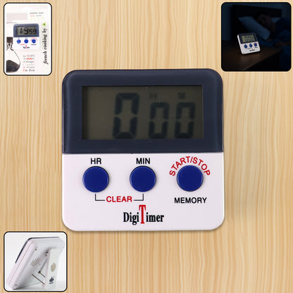 Digital Kitchen Timer With Alarm  Stop Watch Timer For Kitchen  Kitchen Timer With Magnetic Stand Timer Clock For Study