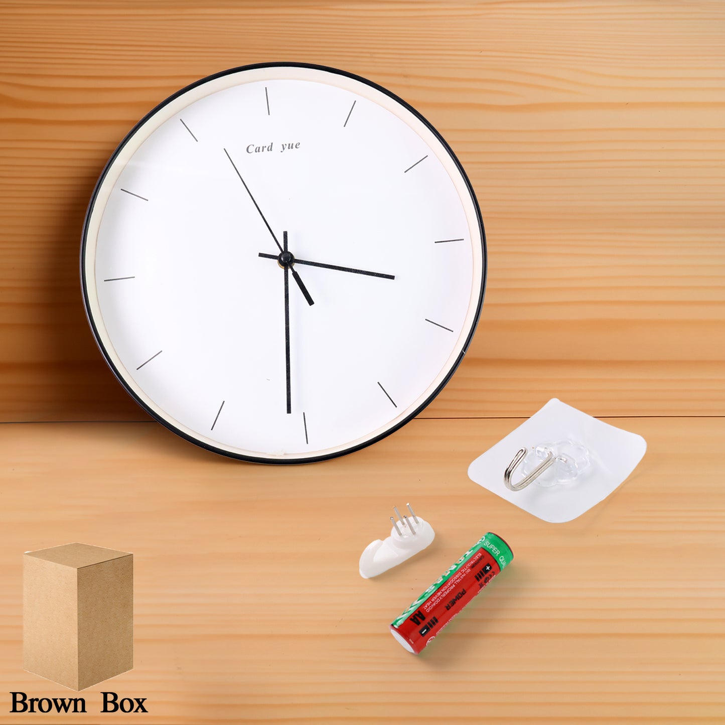 Minimalist Wall Clock With Accessories (1 Pc)