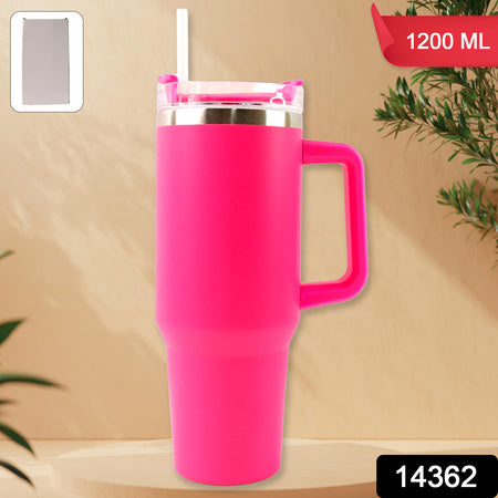 Pink Extra Large Insulated Travel Mug (1200ml - 1 Pc)