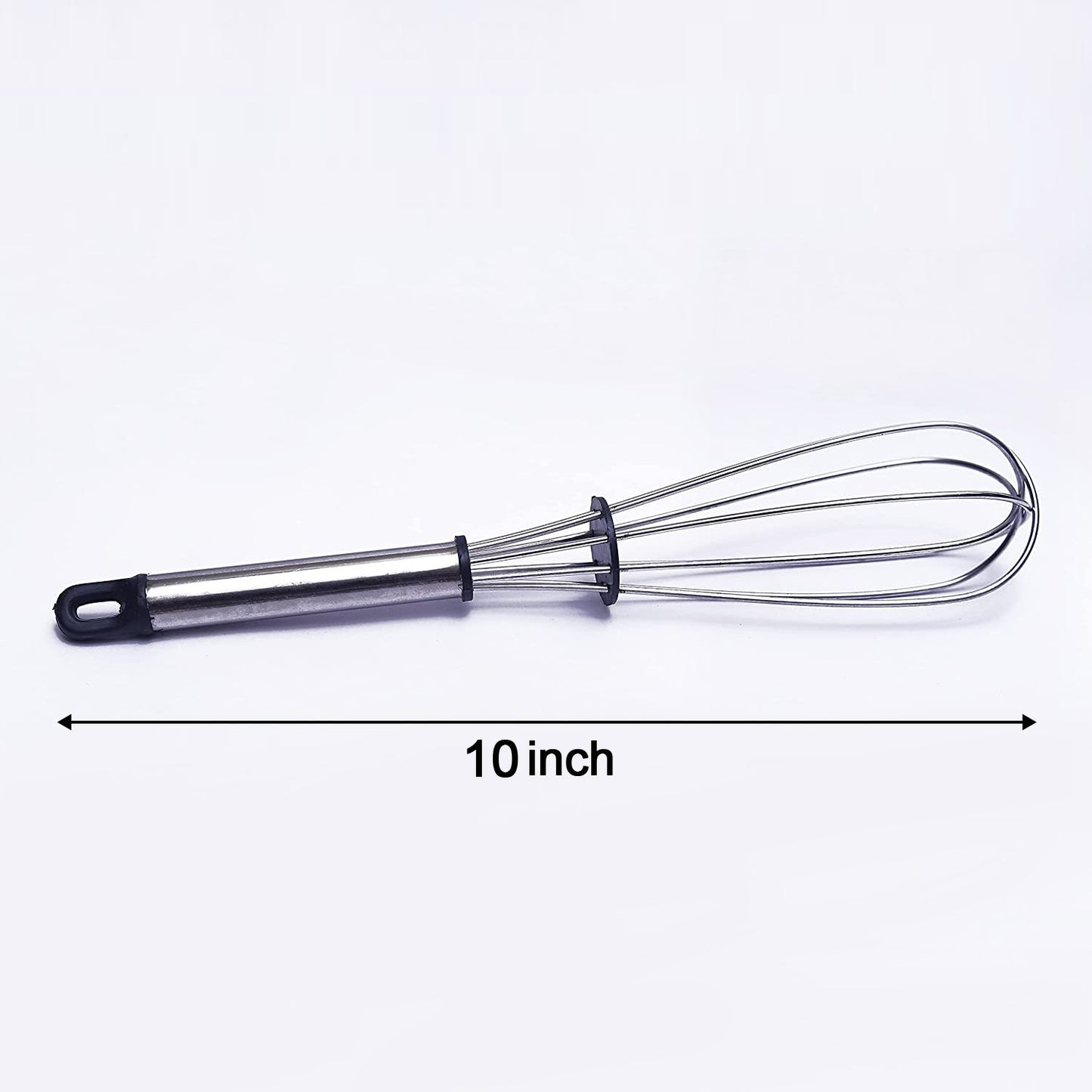 Stainless Steel Wire Whiskballoon Whiskegg Frother Milk  Egg Beater (10 Inch)