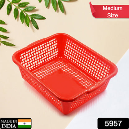 Plastic Kitchen Small Size Vegetables And Fruits Washing Basket Dish Rack Multipurpose Organizers