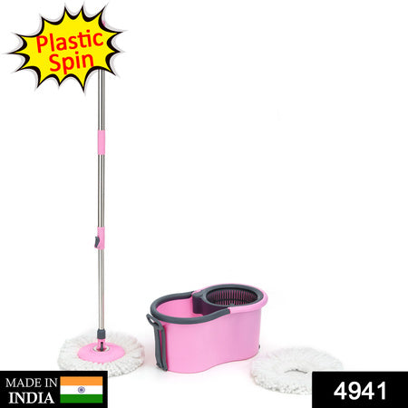 Quick Spin Mop Plastic Spin Bucket Floor Cleaning Easy Wheels  Big Bucket Floor Cleaning Mop With Bucket