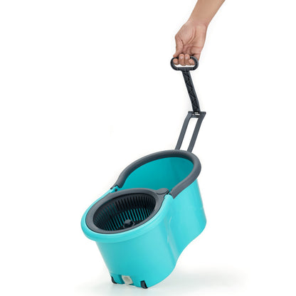 Quick Spin Mop Plastic Spin Bucket Floor Cleaning Easy Wheels  Big Bucket Floor Cleaning Mop With Bucket