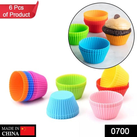 Silicone Cupcake Shaped Baking Mold Fondant Cake Tool Chocolate Candy Cookies Pastry Soap Moulds