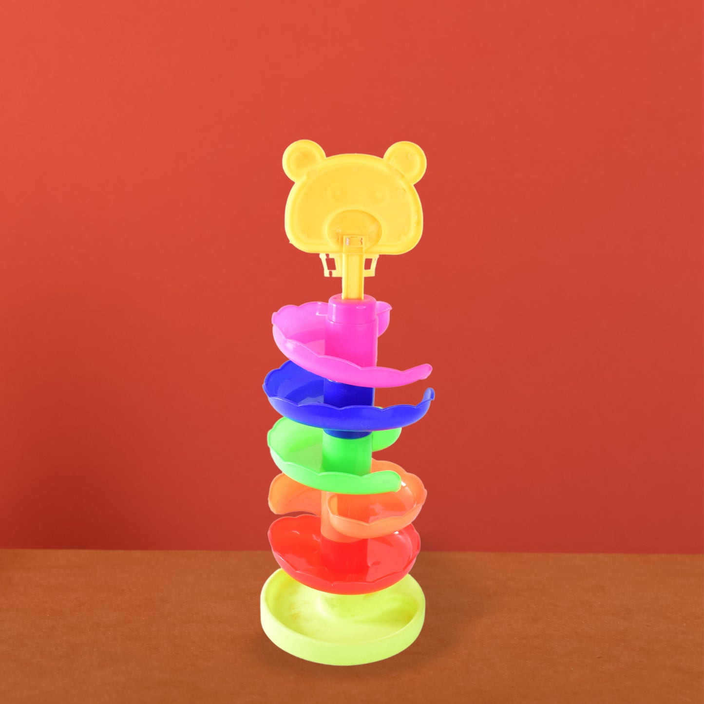 5 Layer Ball Drop And Roll Swirling Tower Educational Toy (1 Pc)